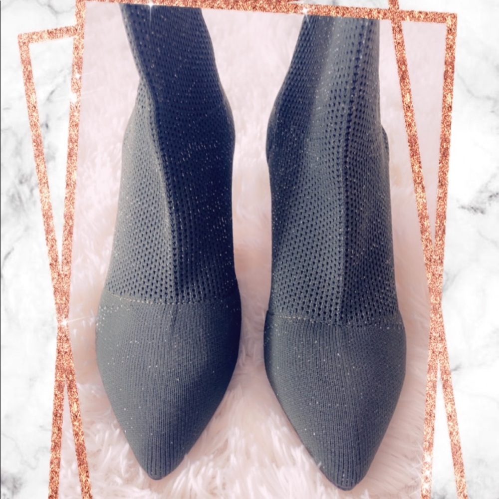 New! Booties with a sprinkle of sparkle.